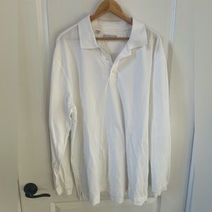 Long sleeve polo style shirt